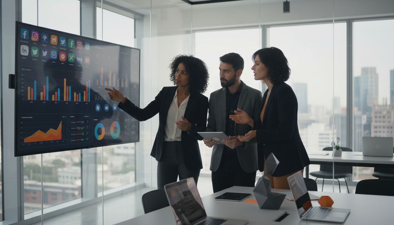 digital advertising team workspace