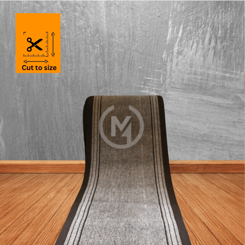 Durable Striped Hallway Mat
