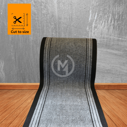 Durable Striped Hallway Mat