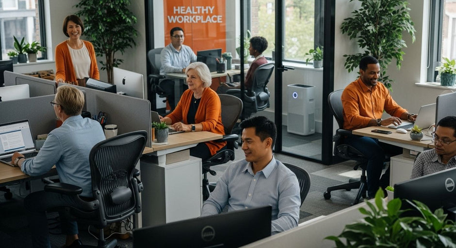 healthy workplace design modern office