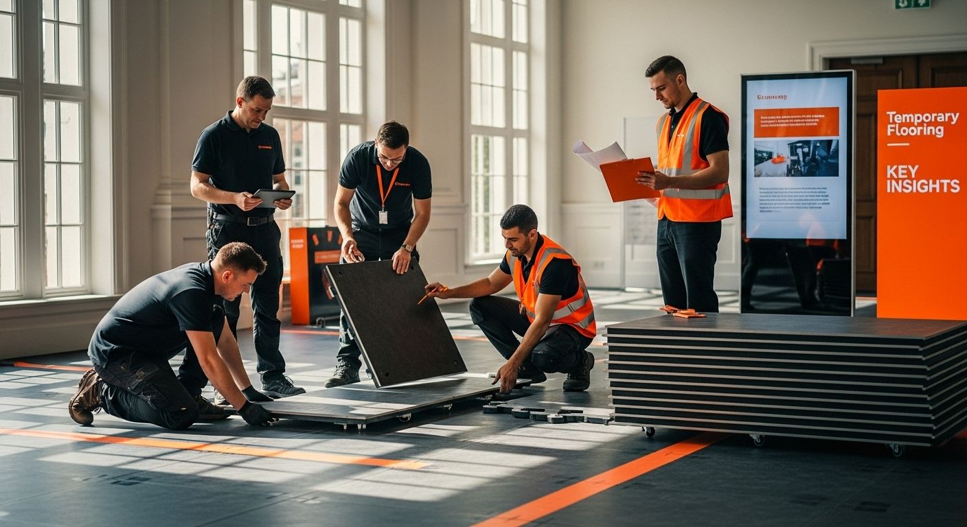 event flooring setup