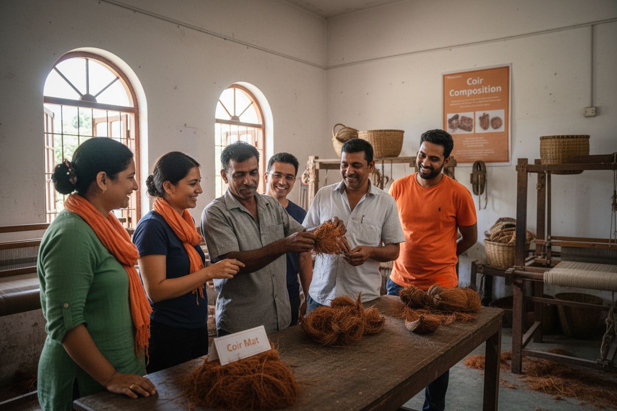 coir fiber workshop