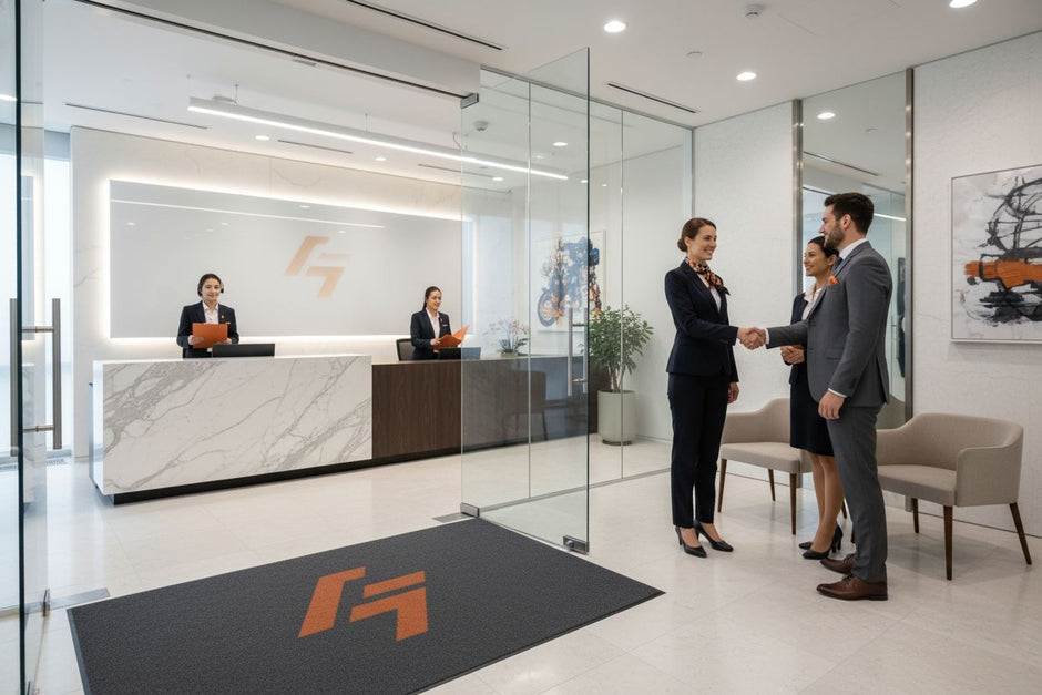 business entrance reception