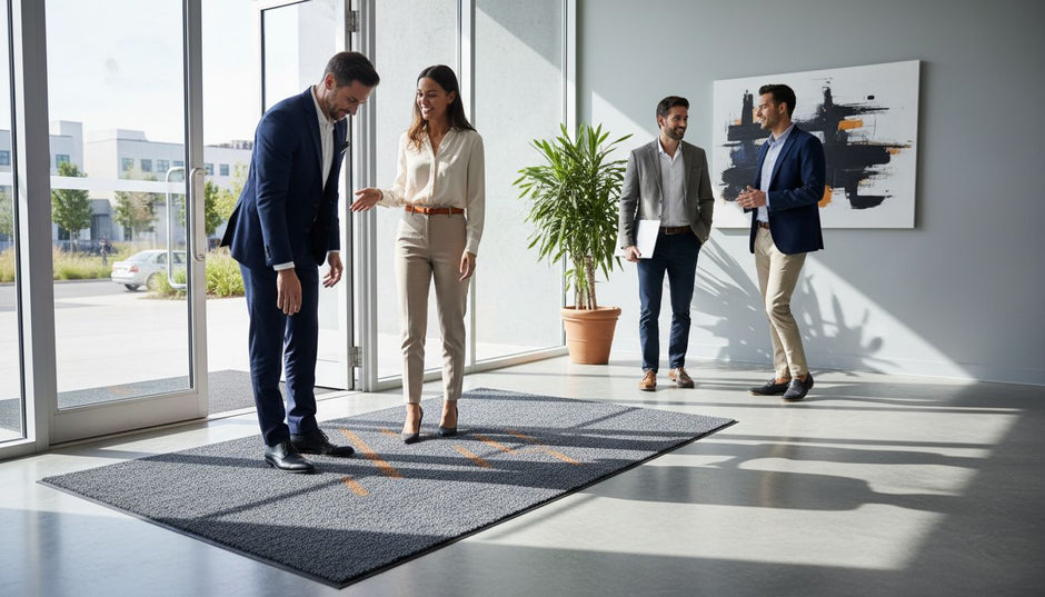 long front door mat business