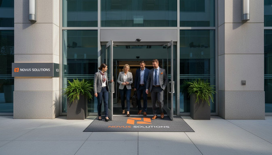 custom logo business mat