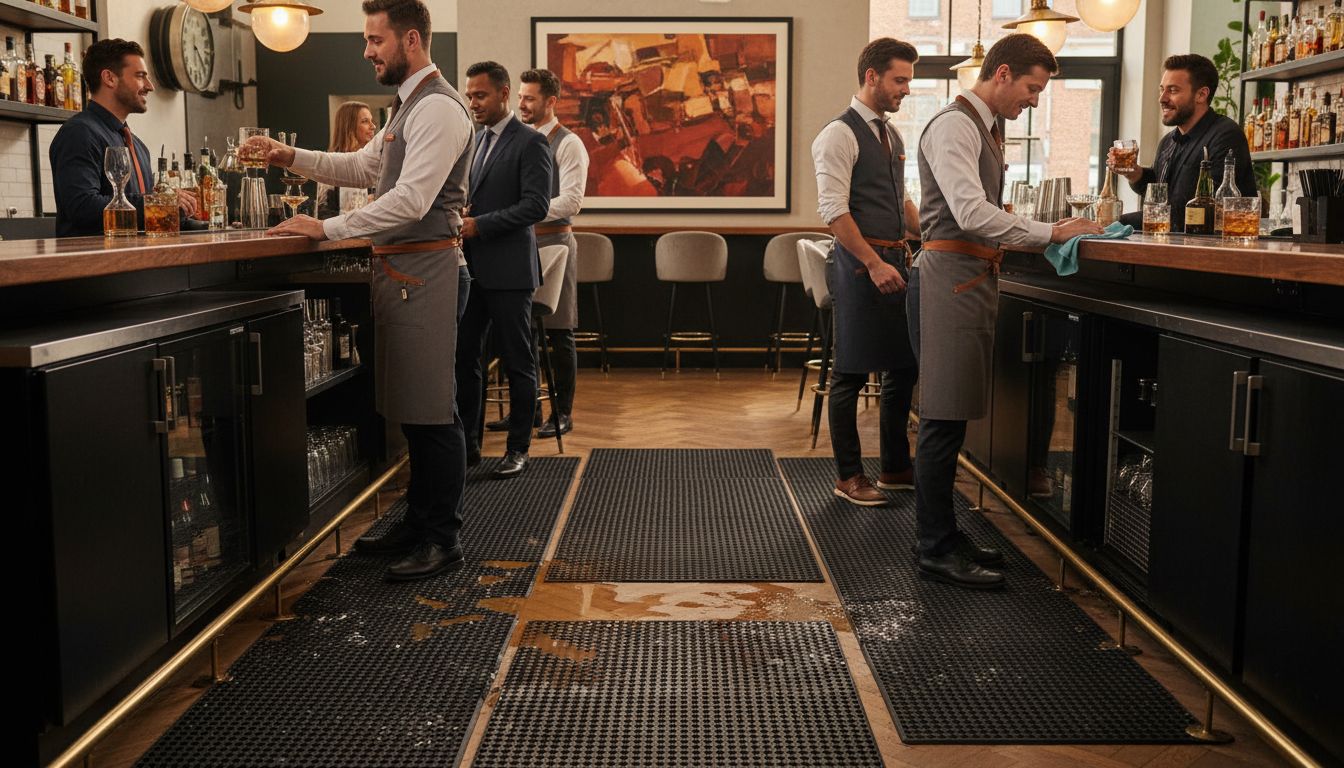 rubber floor mats bar