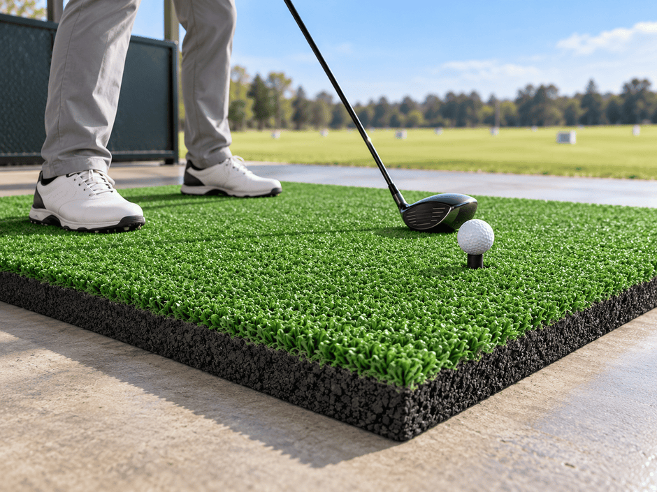2 Star Golf Mat: Heavy-Duty Golf Practice Matting for Ranges, Courses and Home Practice