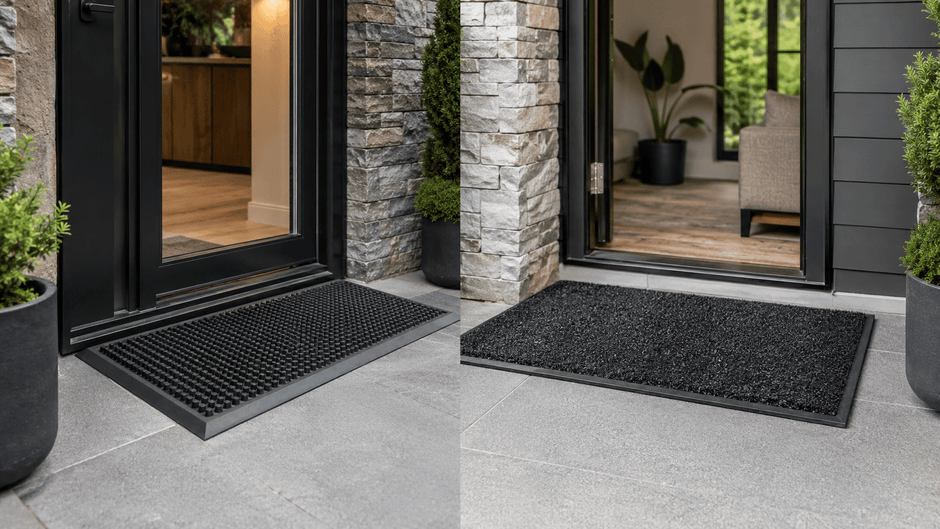 Brush Hog vs Fingertip Rubber Outdoor Mat: Which Outdoor Scraper Mat Should You Choose?
