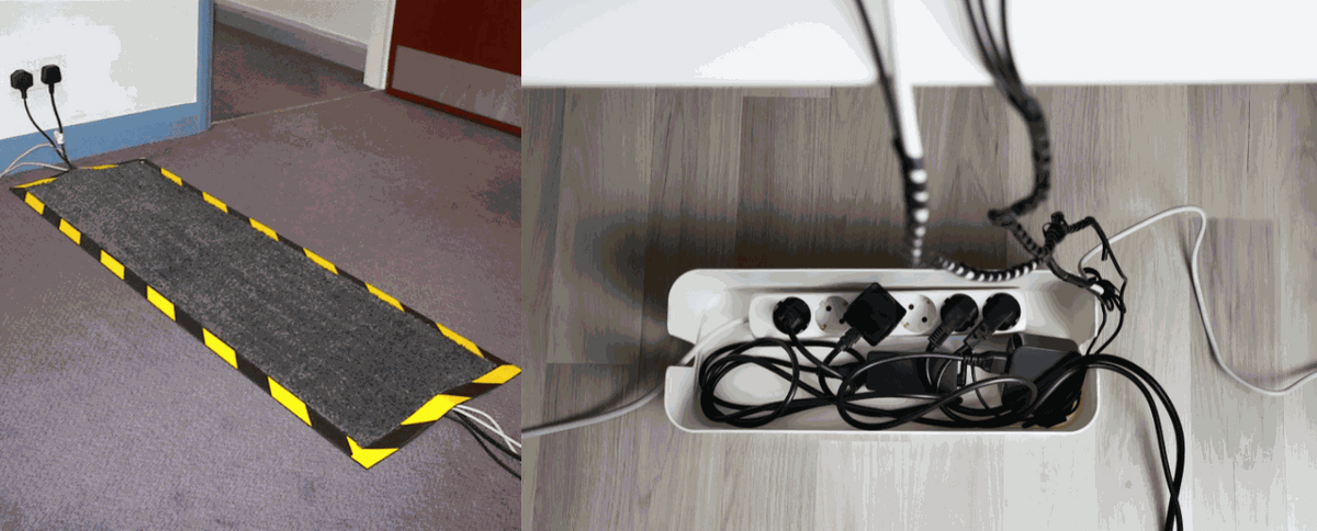 Cable Management Problem Cable Management: Enhance Workplace Safety with Secure Mats – Mats4U