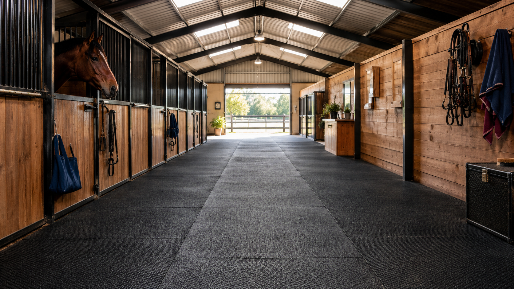 The Benefits of Using Stable Mats: Comfort, Hygiene and Floor Protection for Horses