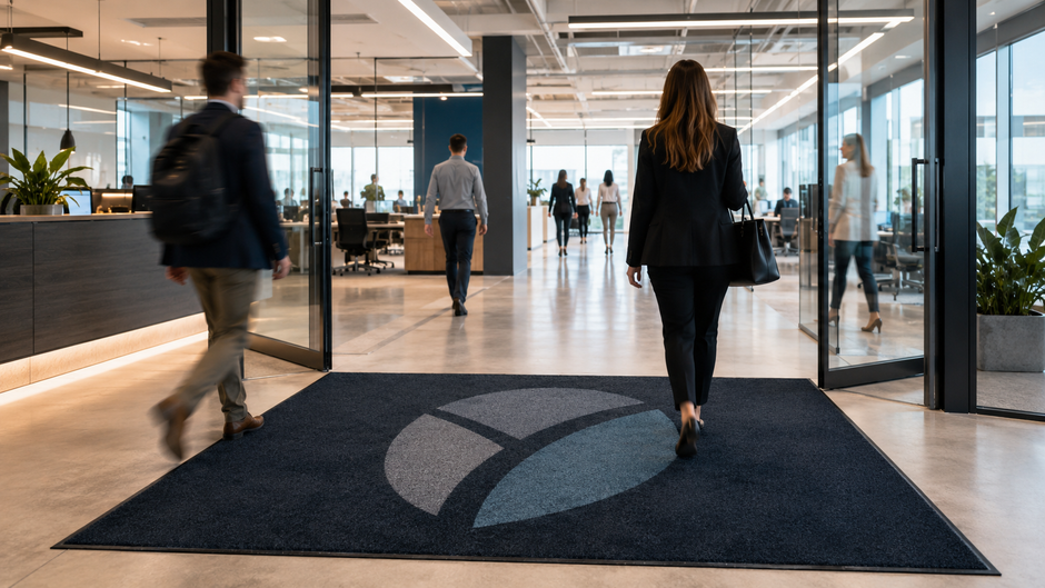 Office Interior Design Inspiration: How Logo Mats Can Transform Your Workplace