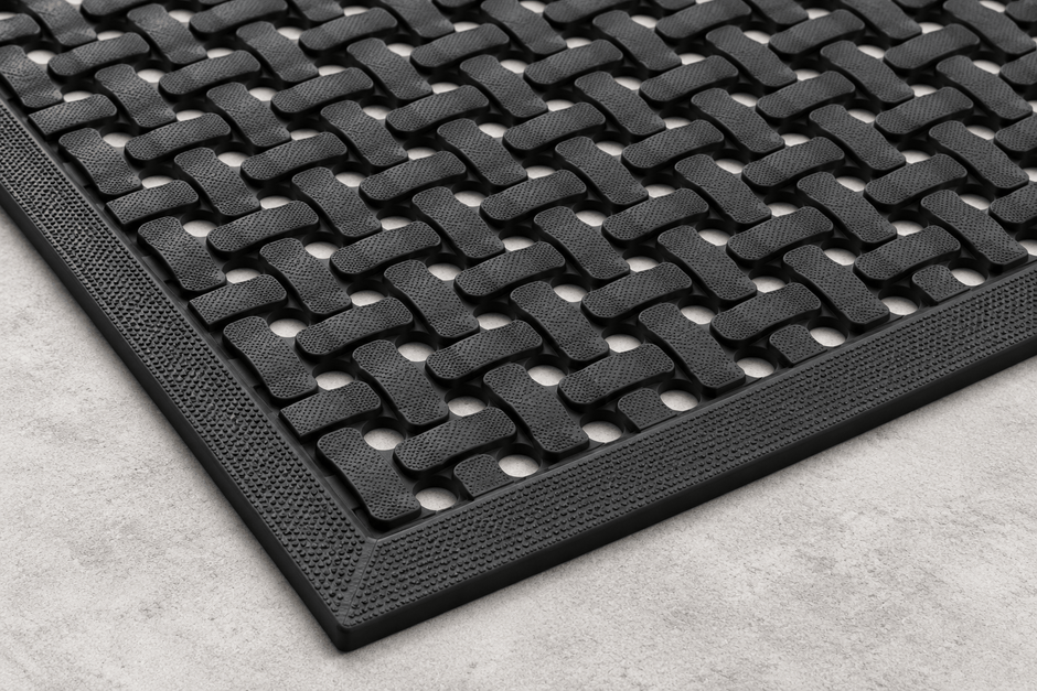 Comfort Flow Anti Microbial Rubber Mats: Safer, Cleaner and More Comfortable Wet Work Areas