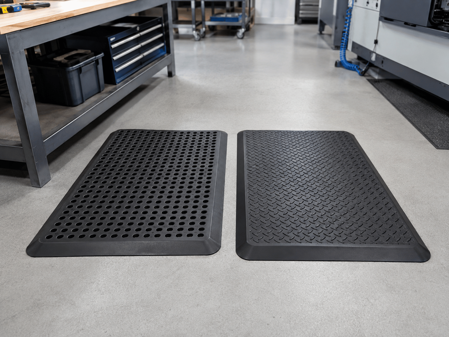 Cushion Max vs Cushion Max with Drainage Holes: Which Anti-Fatigue Mat Should You Choose?