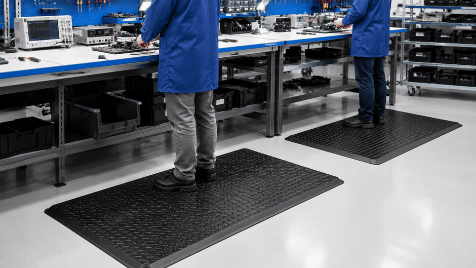 Deckplate Anti-Static vs Senso Dial: Which ESD Anti-Fatigue Mat Should You Choose?