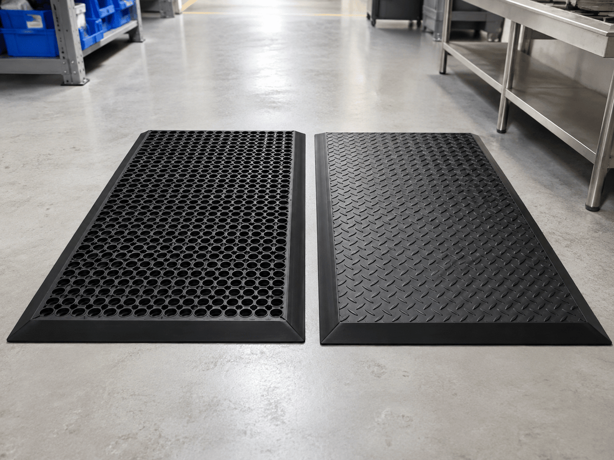 Deckplate vs Rubber Ramp: Which Anti-Fatigue Safety Mat Should You Choose?