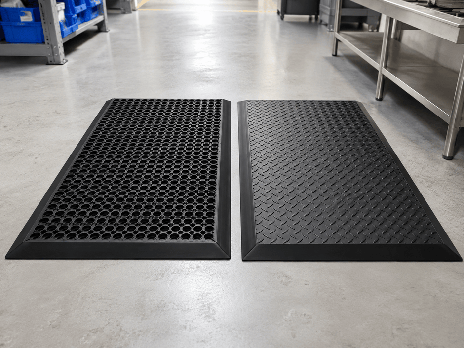 Deckplate vs Rubber Ramp: Which Anti-Fatigue Safety Mat Should You Choose?
