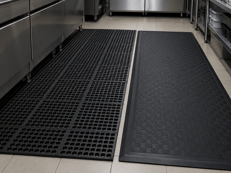 Cushion Station vs Fatigue-Step: Which Rubber Anti-Fatigue Mat Should You Choose?