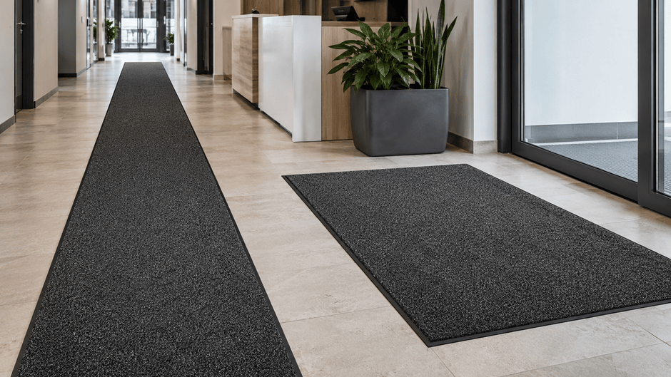 Plush Vinyl Backed Mats vs Plush Vinyl Runner Roll Matting: Which Value Entrance Mat Should You Choose?