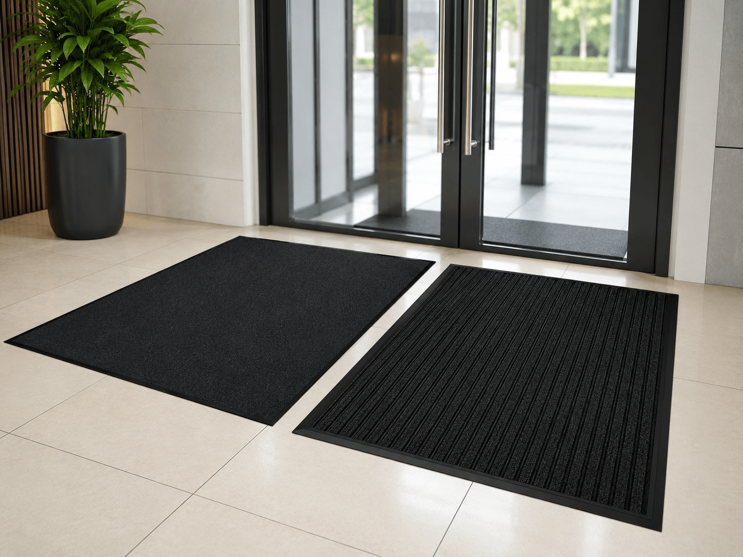 Mats4U Brush Mat vs Solid Colour Mats: Which Indoor Entrance Mat Should You Choose?