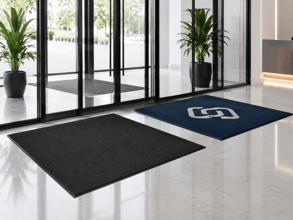 Solid Colour Mats vs Heavy Duty Logo Mats: Which Indoor Entrance Mat Should You Choose?