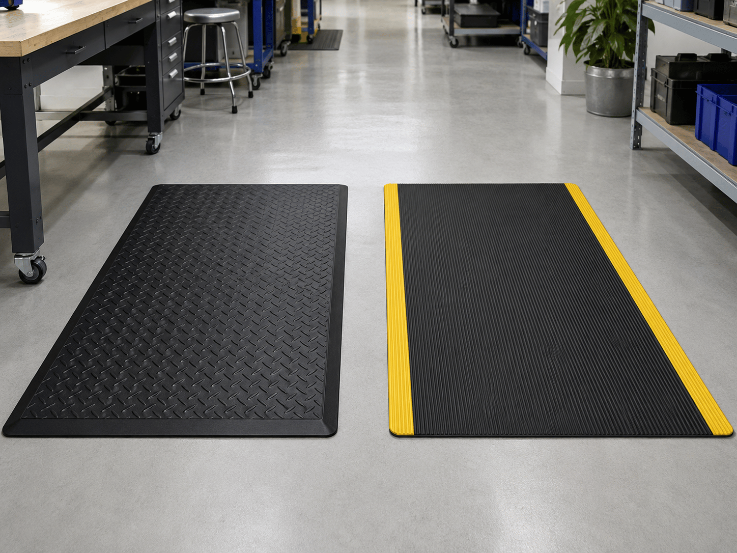 Orthomat Diamond vs Sure Cushion: Which PVC Anti-Fatigue Mat Should You Choose?