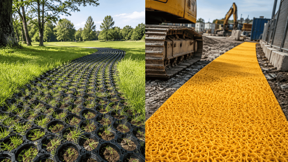 Spaghetti Trax vs Terra Weave: Which Outdoor Ground Protection Mat Should You Choose?