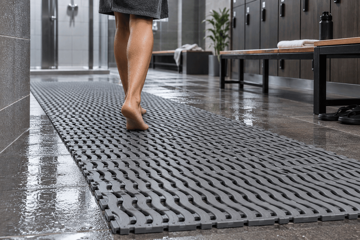 Ultima Bare Foot Wet Area Mats: Safer Matting for Pools, Showers and Changing Rooms