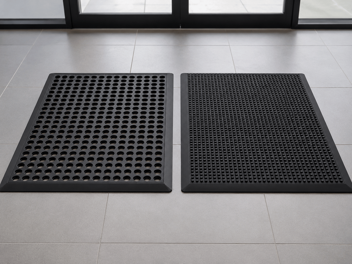 Value Rubber Scraper Mat Solid vs with Holes: Which Rubber Mat Should You Choose?