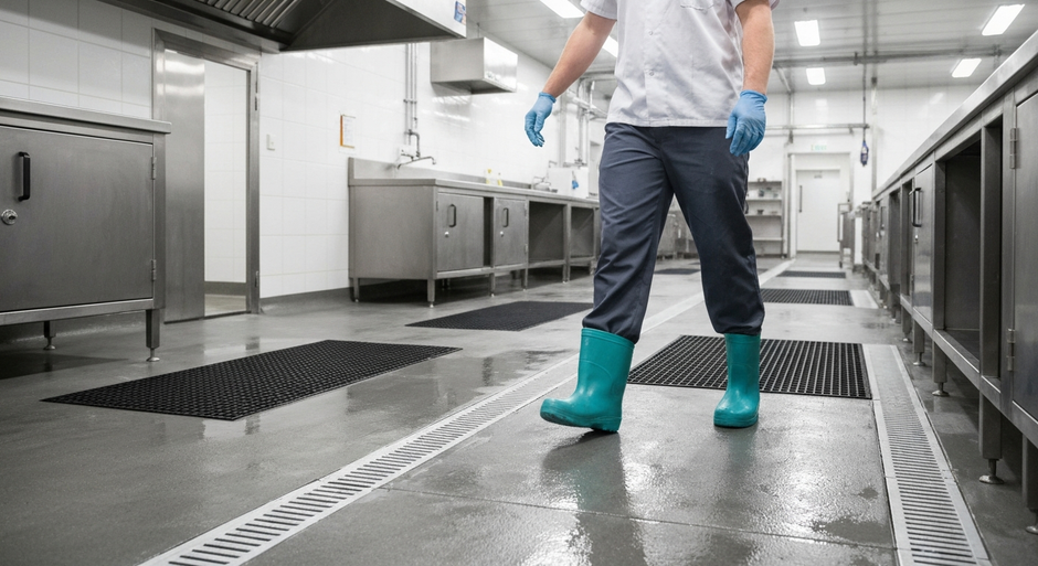 Mastering Wet &amp; Slippery Surfaces: An In-Depth Guide for the UK Food Industry