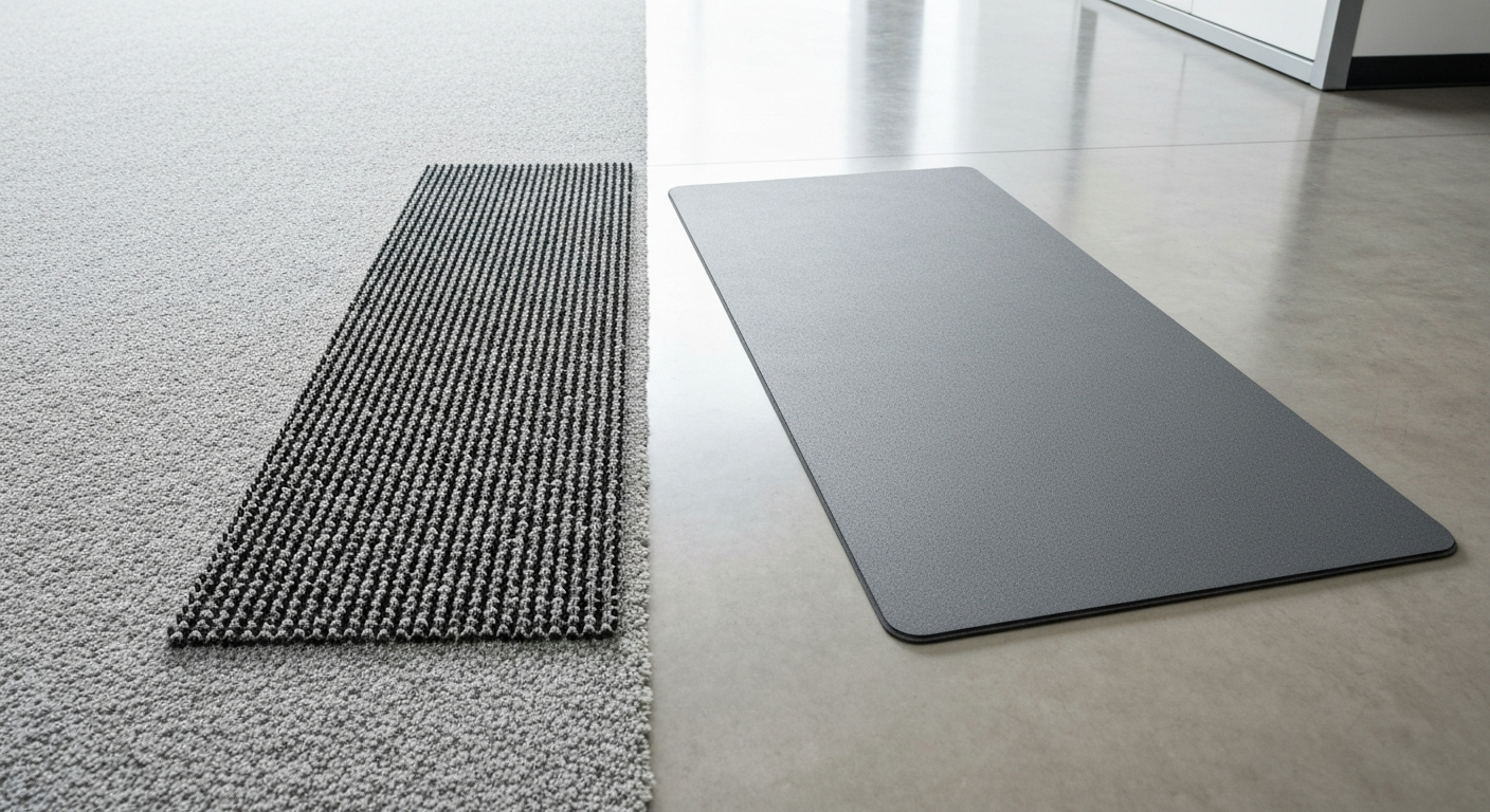 Choosing the Right Mat Backing: Gripper vs. Flat Back for Optimal Performance and Safety