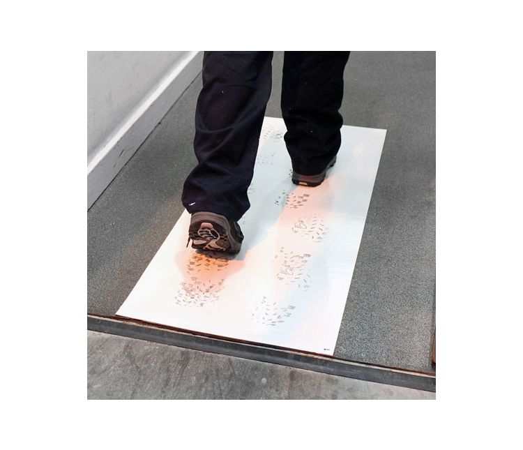 First-Step Anti-Microbial Tacky Mat for dust control in warehouse transition areas