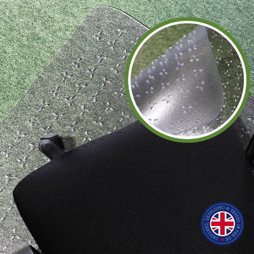 Cleartex® TrYlok® Chair Mat for Low Pile Carpets