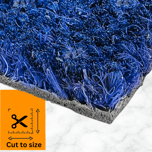 Premium Blue Coir Doormat Cover