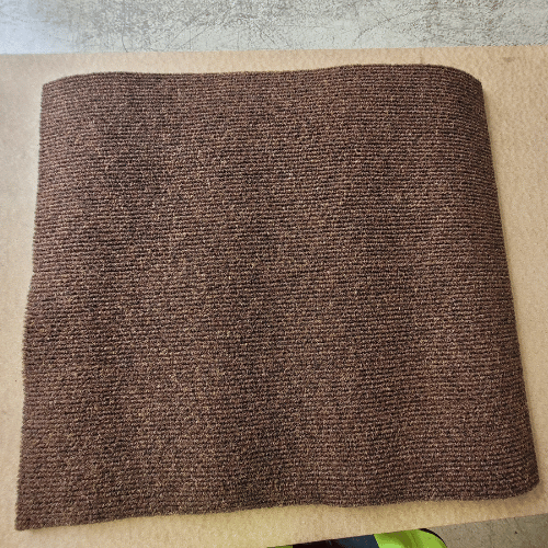 Colour Brush Mat Brown 75cm X 85cm
