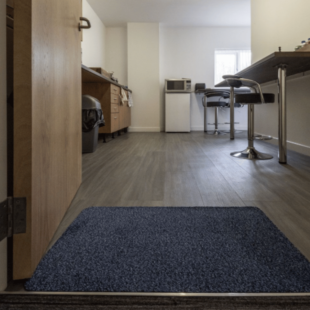 Cotton Fleck Entrance Mat used inside an entrance