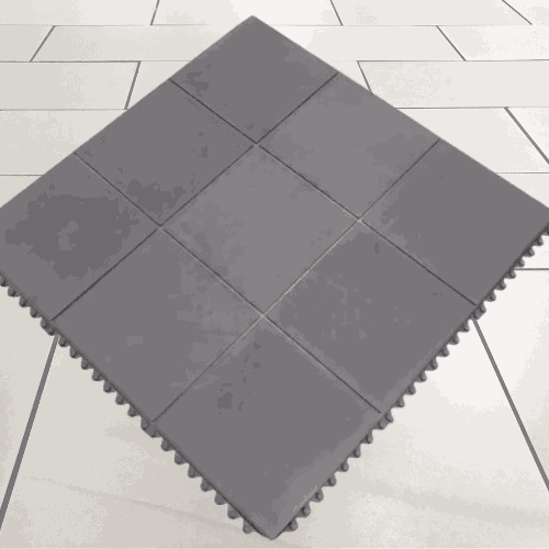 Interlocking Rubber Restaurant Tiles