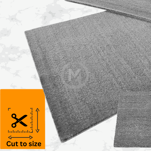 Premium Mid Grey Coir Doormat 17mm Cut-to-Length