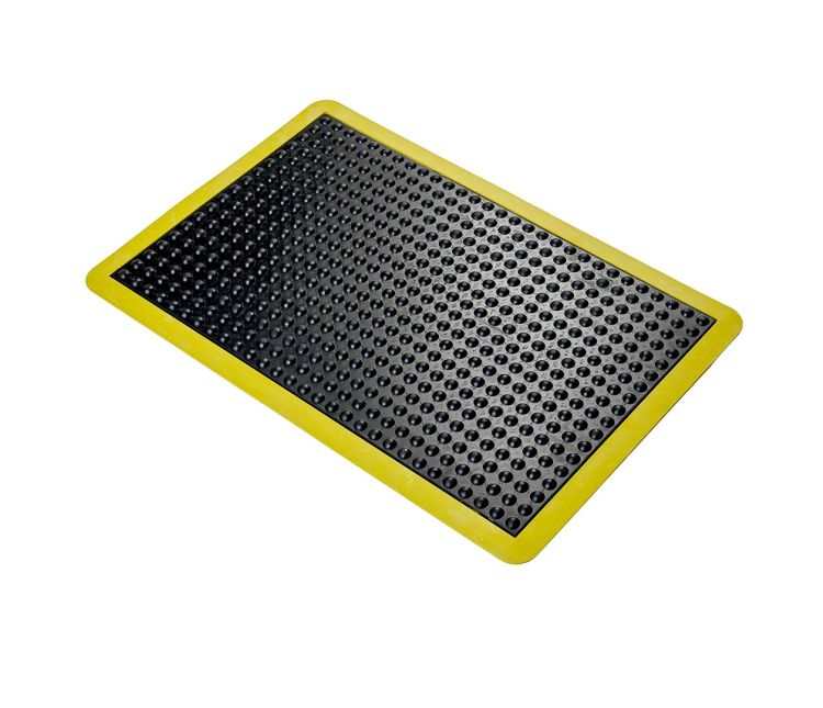 Bubblemat Safety Anti Fatigue Mat - Yellow Border