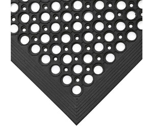 Value Rubber Scraper Mat with Holes