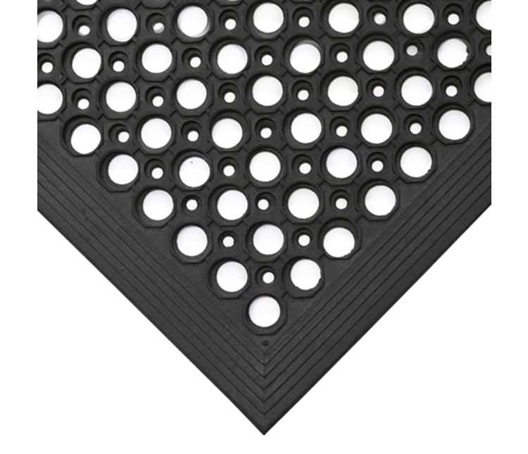 Value Rubber Scraper Mat with Holes