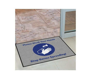 Wash Your Hands Logo Mat