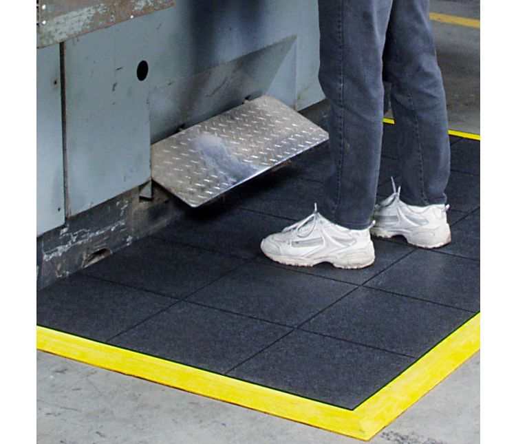 24/Seven Solid Anti Fatigue Mat Tiles for dry workstations and production areas