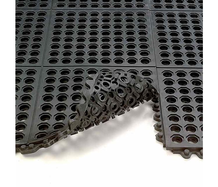 Wet Area Anti Fatigue Mat Tiles & Edges